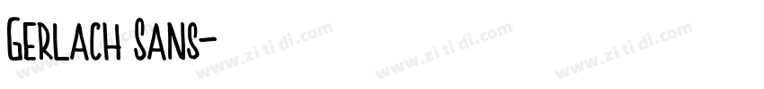 Gerlach Sans字体转换
